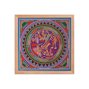 Huichol Yarn Painting Print • L - 048 - Huichol Arts