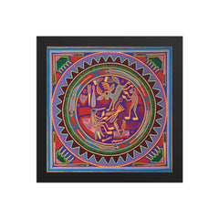 Huichol Yarn Painting Print • L - 048 - Huichol Arts