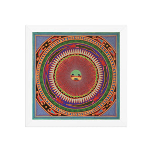 Huichol Yarn Painting Print • L - 049 - Huichol Arts