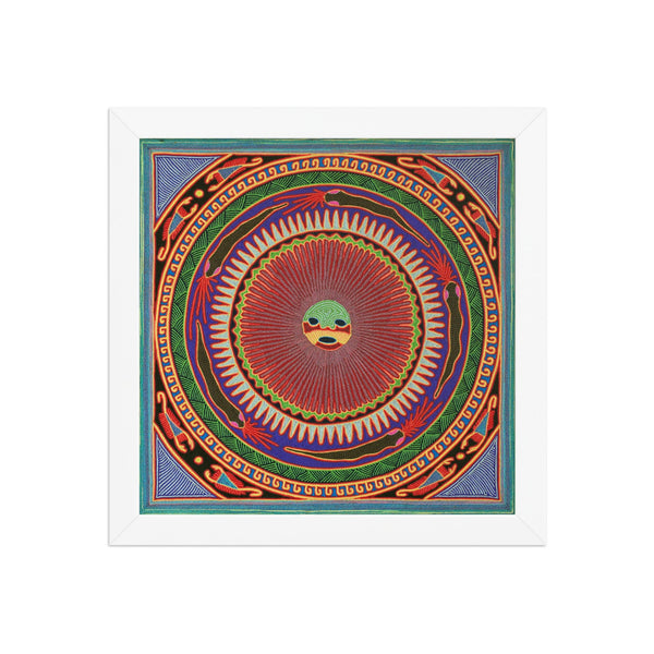 Huichol Yarn Painting Print • L - 049 - Huichol Arts