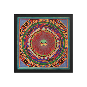 Huichol Yarn Painting Print • L - 049 - Huichol Arts