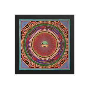 Huichol Yarn Painting Print • L - 049 - Huichol Arts