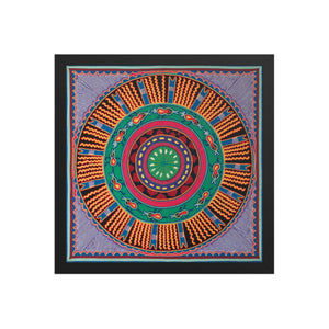 Huichol Yarn Painting Print • L - 050 - Huichol Arts