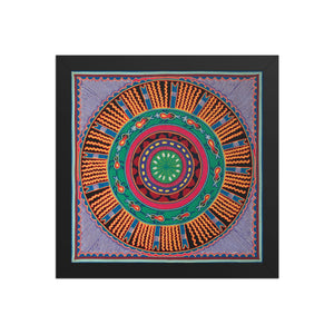 Huichol Yarn Painting Print • L - 050 - Huichol Arts
