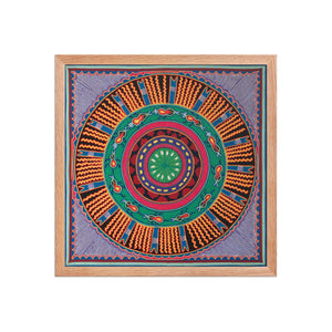 Huichol Yarn Painting Print • L - 050 - Huichol Arts