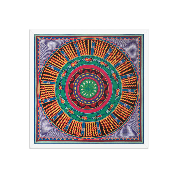 Huichol Yarn Painting Print • L - 050 - Huichol Arts