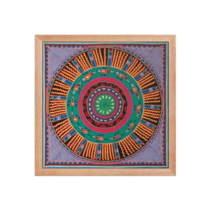 Huichol Yarn Painting Print • L - 050 - Huichol Arts
