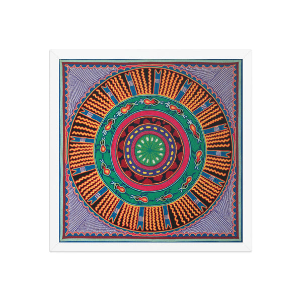 Huichol Yarn Painting Print • L - 050 - Huichol Arts