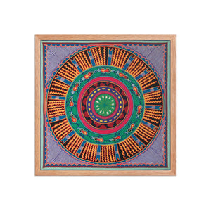 Huichol Yarn Painting Print • L - 050 - Huichol Arts