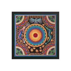 Huichol Yarn Painting Print • L - 051 - Huichol Arts