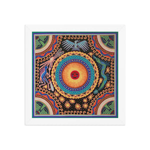 Huichol Yarn Painting Print • L - 051 - Huichol Arts