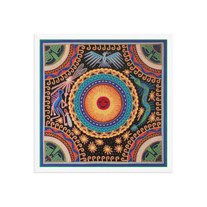 Huichol Yarn Painting Print • L - 051 - Huichol Arts