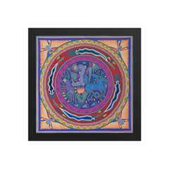 Huichol Yarn Painting Print • L - 052 - Huichol Arts