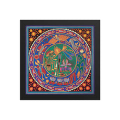 Huichol Yarn Painting Print • L - 053 - Huichol Arts