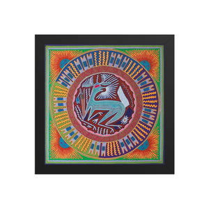 Huichol Yarn Painting Print • L - 054 - Huichol Arts