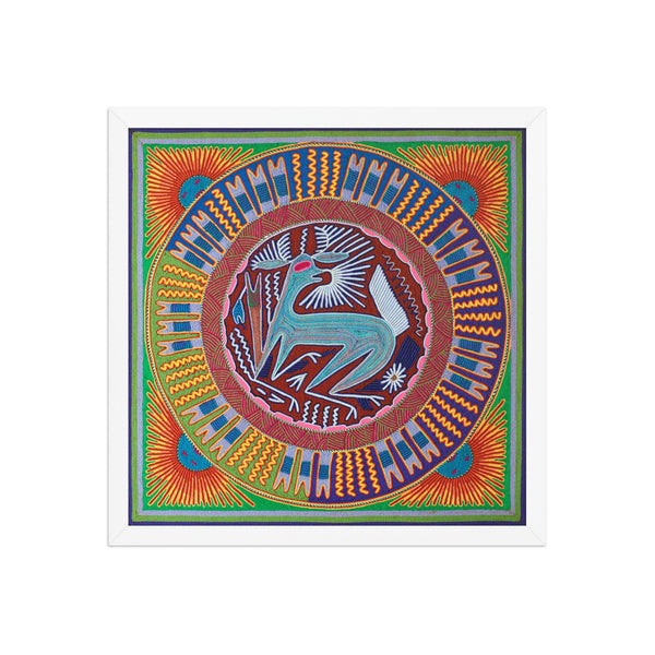 Huichol Yarn Painting Print • L - 054 - Huichol Arts