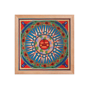 Huichol Yarn Painting Print • L - 055 - Huichol Arts