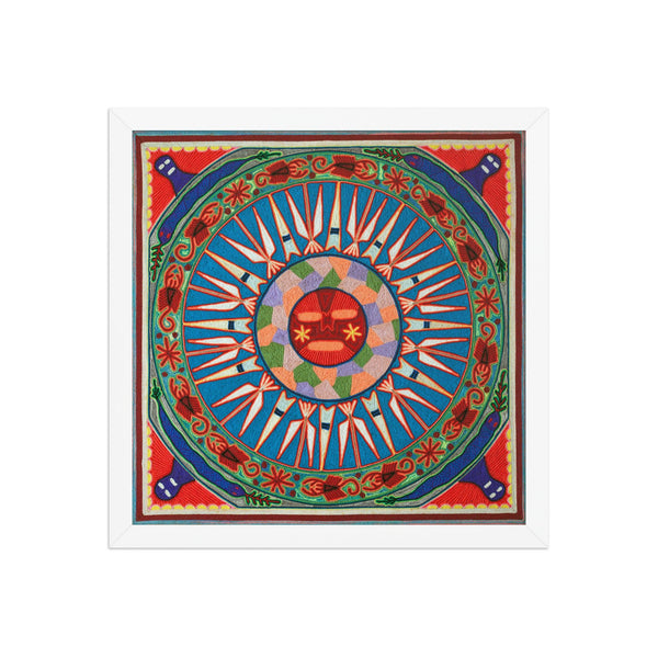 Huichol Yarn Painting Print • L - 055 - Huichol Arts