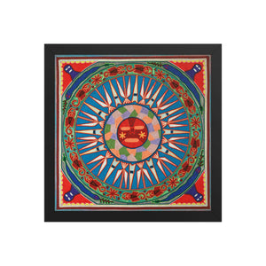 Huichol Yarn Painting Print • L - 055 - Huichol Arts