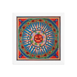 Huichol Yarn Painting Print • L - 055 - Huichol Arts