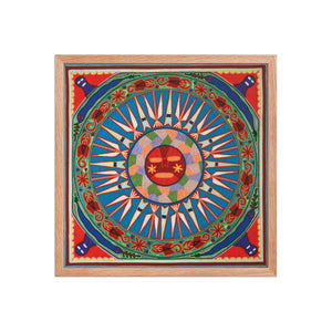 Huichol Yarn Painting Print • L - 055 - Huichol Arts