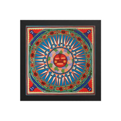 Huichol Yarn Painting Print • L - 055 - Huichol Arts