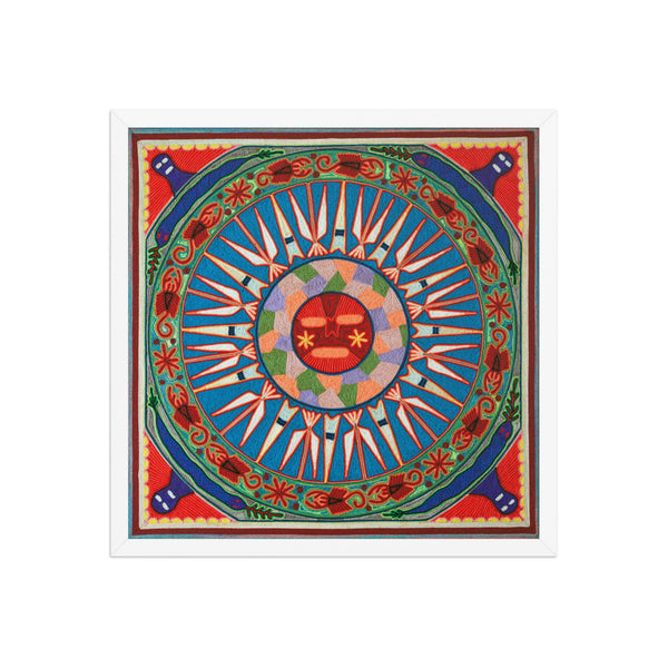 Huichol Yarn Painting Print • L - 055 - Huichol Arts
