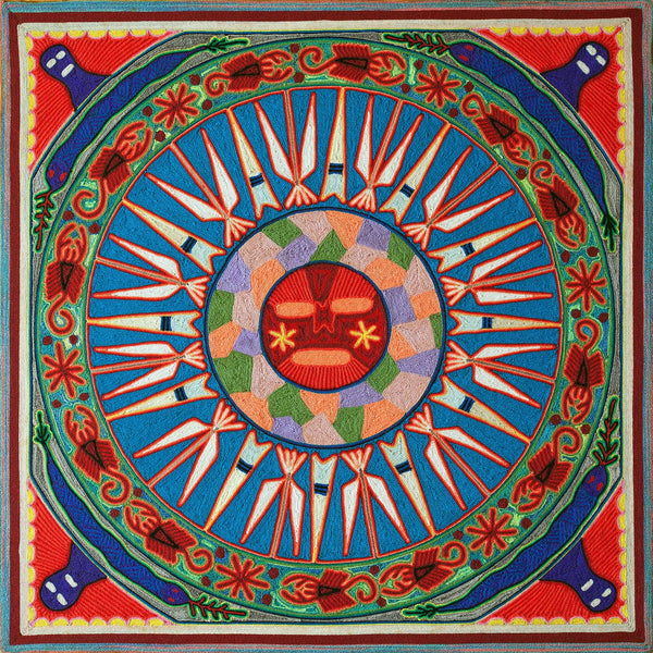 Huichol Yarn Painting Print • L - 055 - Huichol Arts