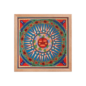 Huichol Yarn Painting Print • L - 055 - Huichol Arts