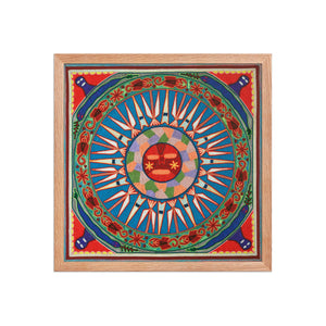 Huichol Yarn Painting Print • L - 055 - Huichol Arts