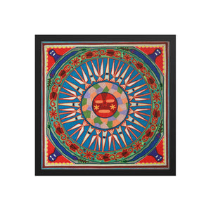 Huichol Yarn Painting Print • L - 055 - Huichol Arts