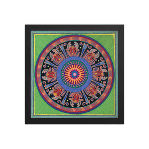 Huichol Yarn Painting Print • L - 056 - Huichol Arts