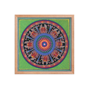 Huichol Yarn Painting Print • L - 056 - Huichol Arts