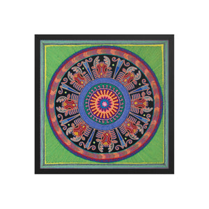 Huichol Yarn Painting Print • L - 056 - Huichol Arts