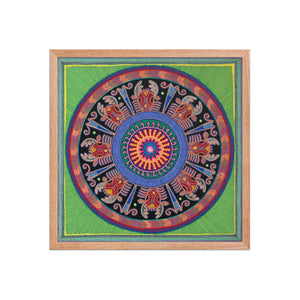 Huichol Yarn Painting Print • L - 056 - Huichol Arts