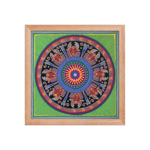 Huichol Yarn Painting Print • L - 056 - Huichol Arts