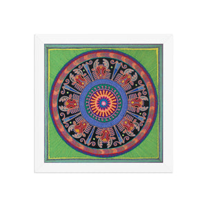Huichol Yarn Painting Print • L - 056 - Huichol Arts