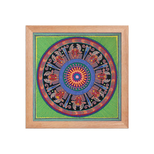 Huichol Yarn Painting Print • L - 056 - Huichol Arts