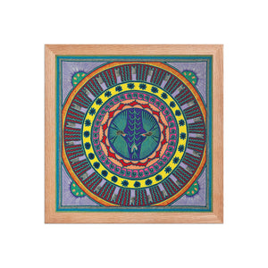 Huichol Yarn Painting Print • L - 058 - Huichol Arts
