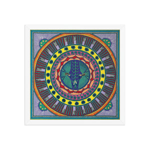 Huichol Yarn Painting Print • L - 058 - Huichol Arts