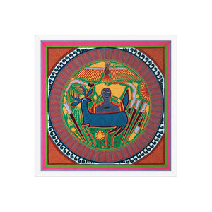 Huichol Yarn Painting Print • L - 059 - Huichol Arts