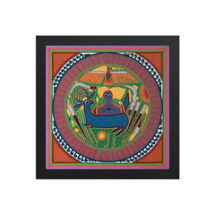 Huichol Yarn Painting Print • L - 059 - Huichol Arts