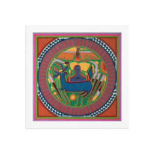 Huichol Yarn Painting Print • L - 059 - Huichol Arts