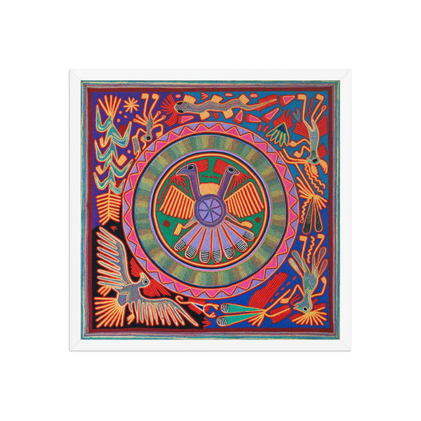 Huichol Yarn Painting Print • L - 061 - Huichol Arts