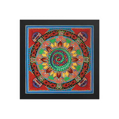 Huichol Yarn Painting Print • L - 063 - Huichol Arts