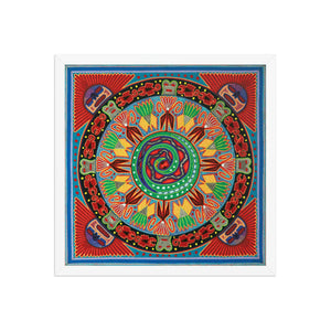 Huichol Yarn Painting Print • L - 063 - Huichol Arts