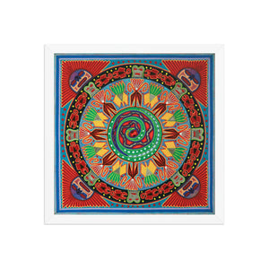 Huichol Yarn Painting Print • L - 063 - Huichol Arts