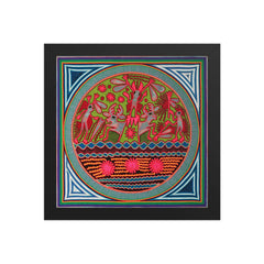Huichol Yarn Painting Print • L - 064 - Huichol Arts
