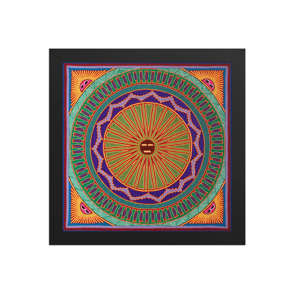 Huichol Yarn Painting Print • L - 067 - Huichol Arts