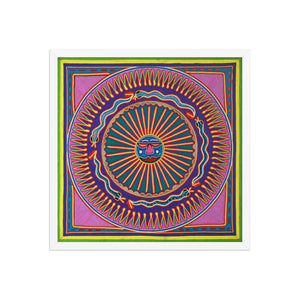 Huichol Yarn Painting Print • L - 068 - Huichol Arts